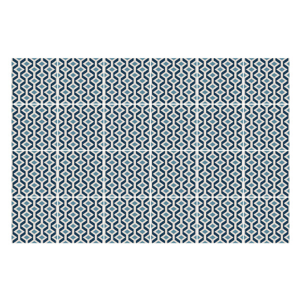 Autocolante gresie si faianta Figuri geometrice într-o grilă