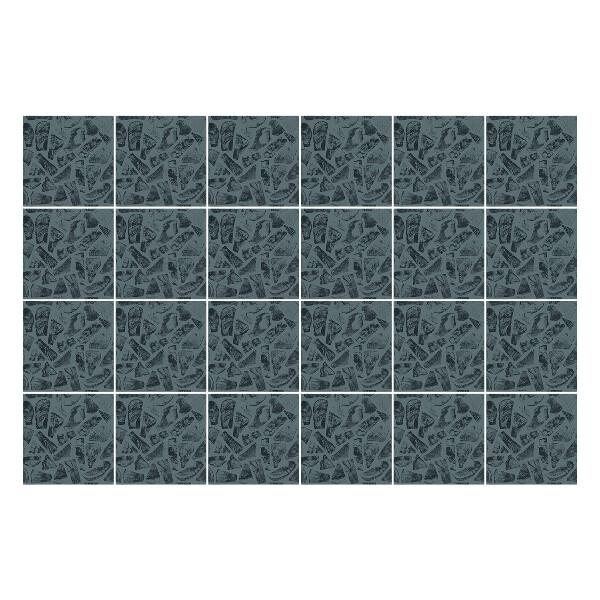 Autocolante pentru gresie Pietre zdrobite în plăci