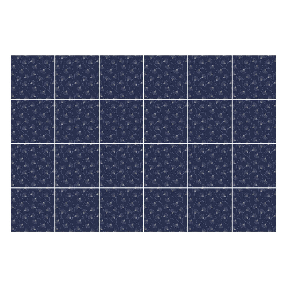 Autocolante gresie si faianta Valuri cu frunze