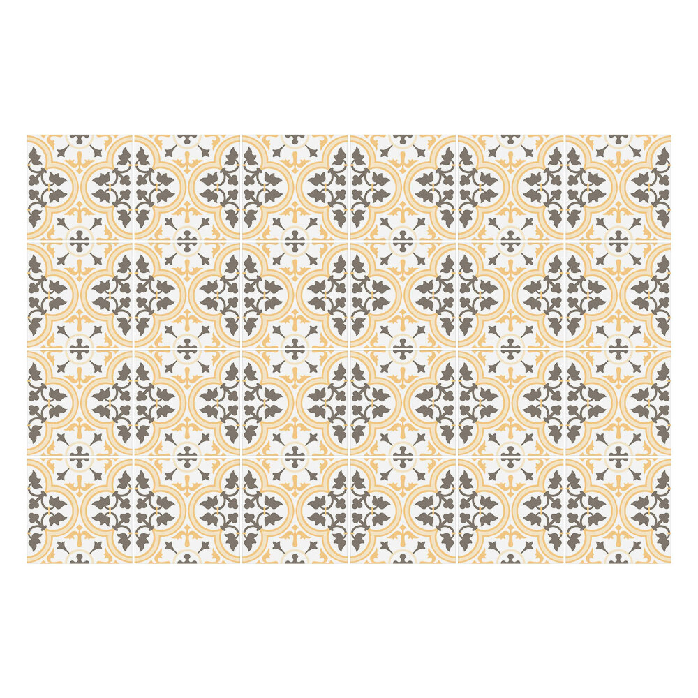 Autocolante pentru gresie Ornamente elegante în rame