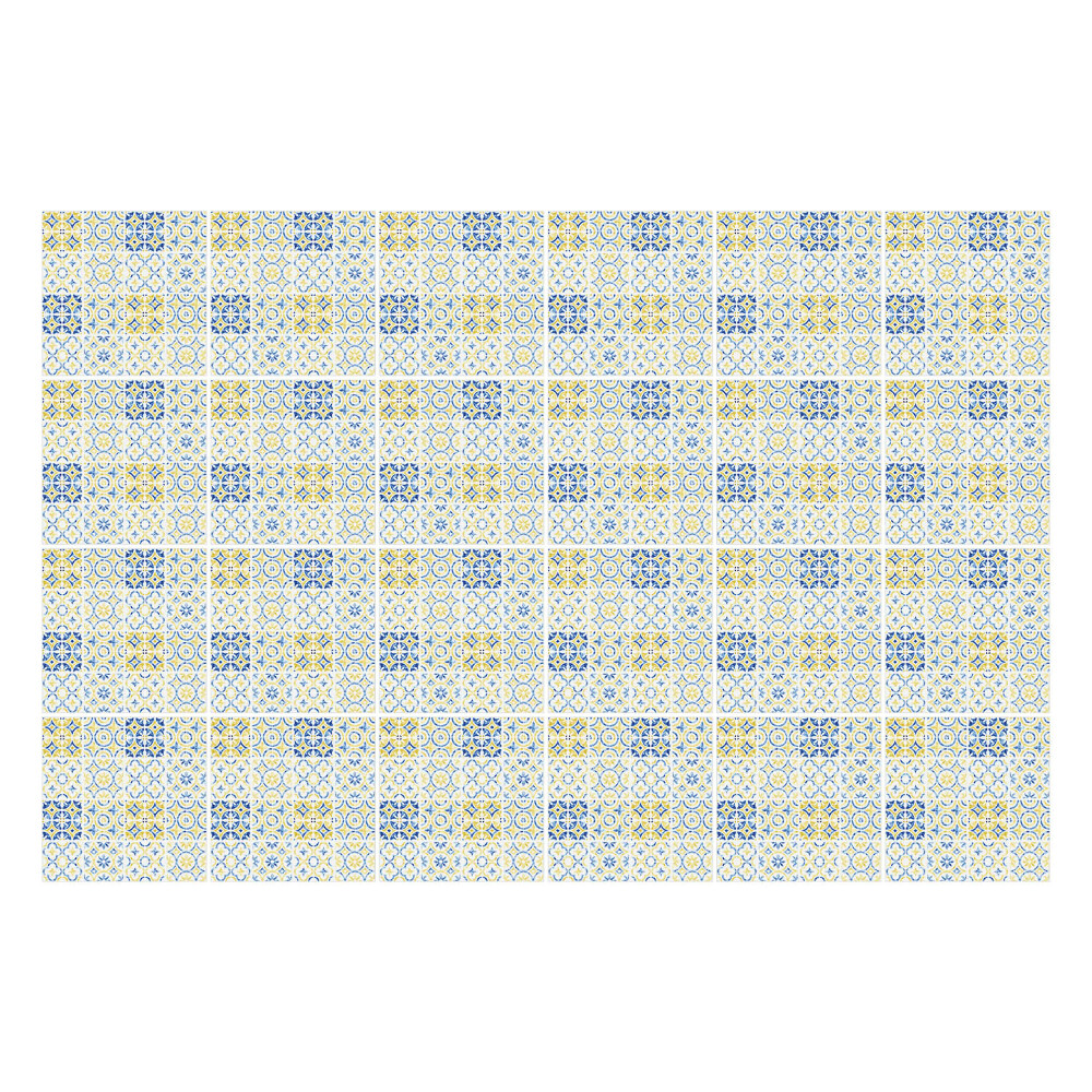 Autocolante gresie si faianta Forme geometrice într-o grilă