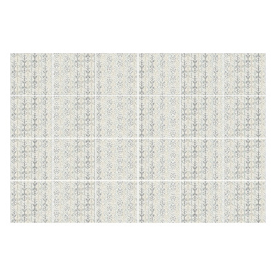 Autocolante gresie si faianta Frunze delicate pe rânduri