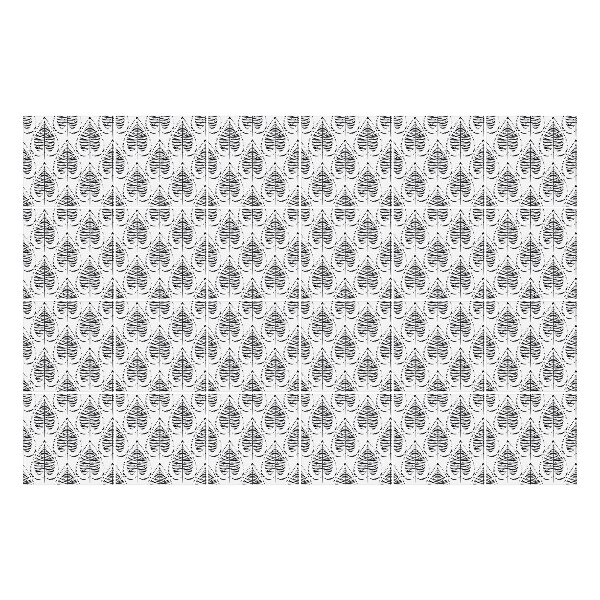 Autocolante pentru gresie Motiv cu forme cu frunze