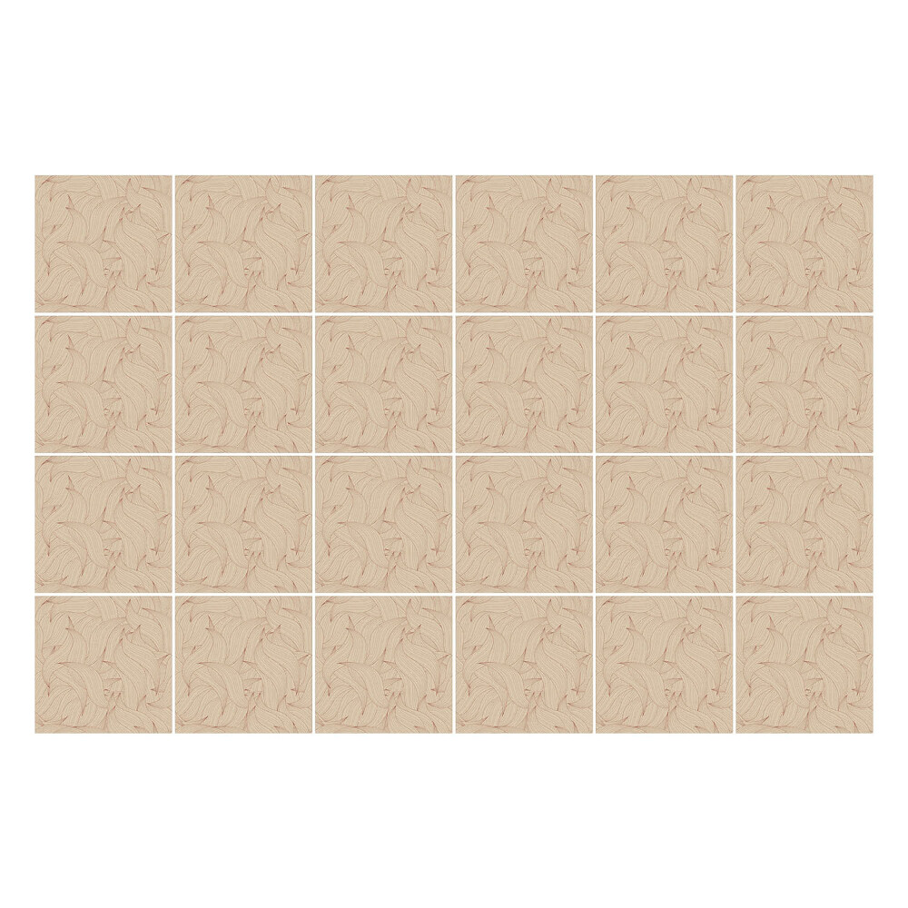 Autocolante pentru gresie Frunze împletite în fundal