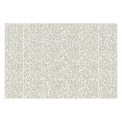 Autocolante gresie Frunze delicate la rând