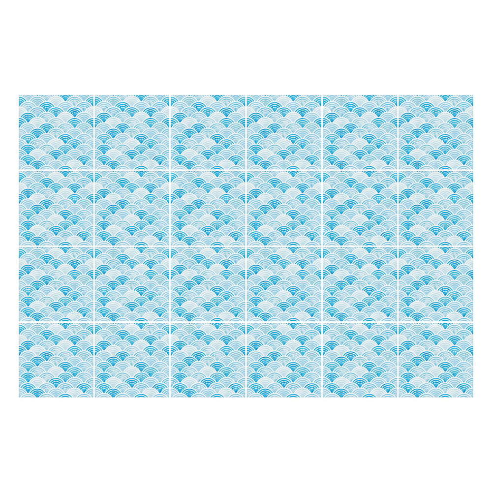 Autocolante pentru gresie Valuri în ritmul armoniei