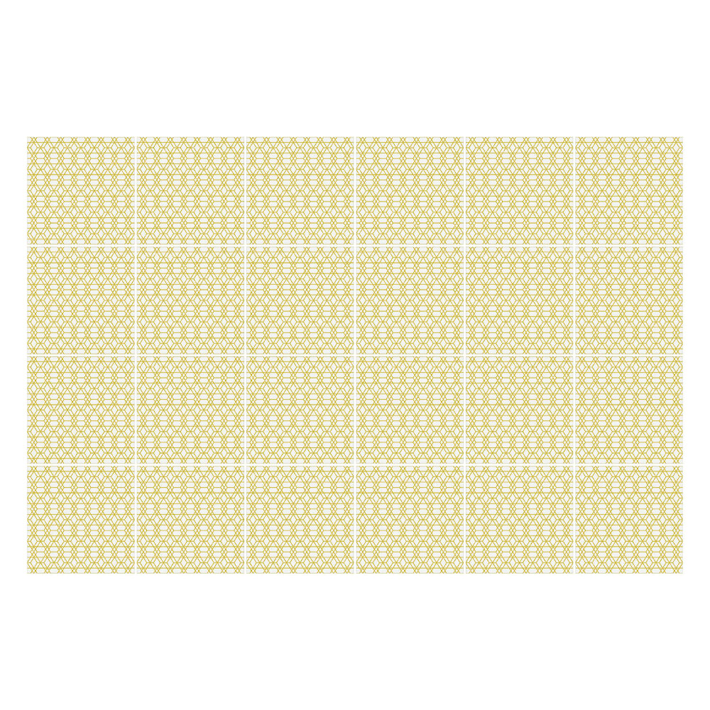 Autocolante pentru gresie Geometrie hexagonală