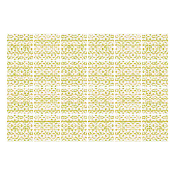 Autocolante pentru gresie Geometrie hexagonală