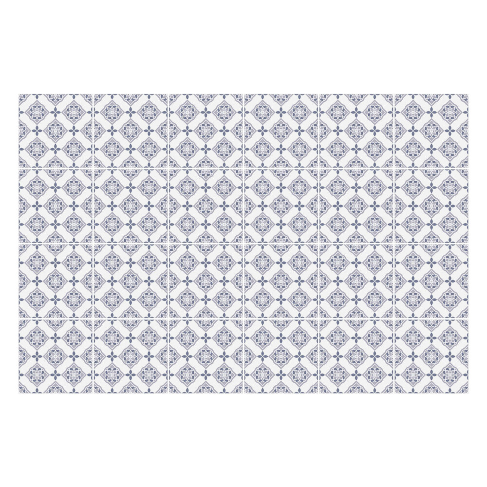 Autocolante gresie Romburi simetrice cu detalii