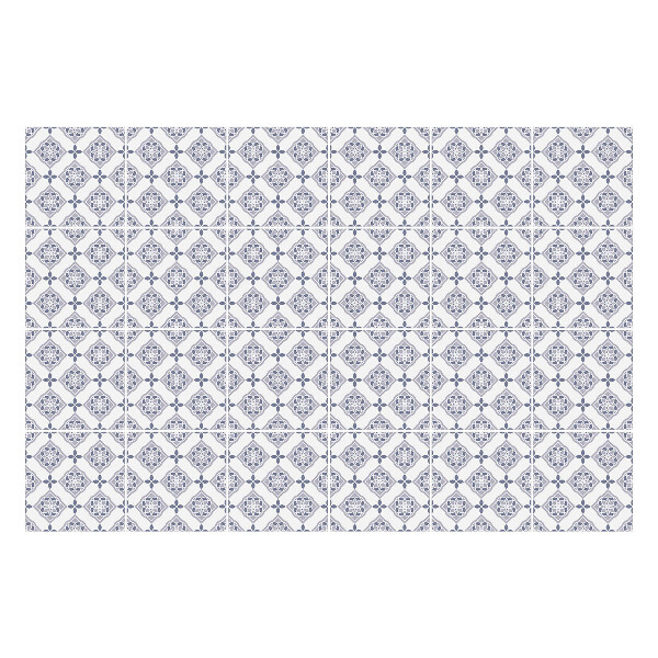 Autocolante gresie Romburi simetrice cu detalii