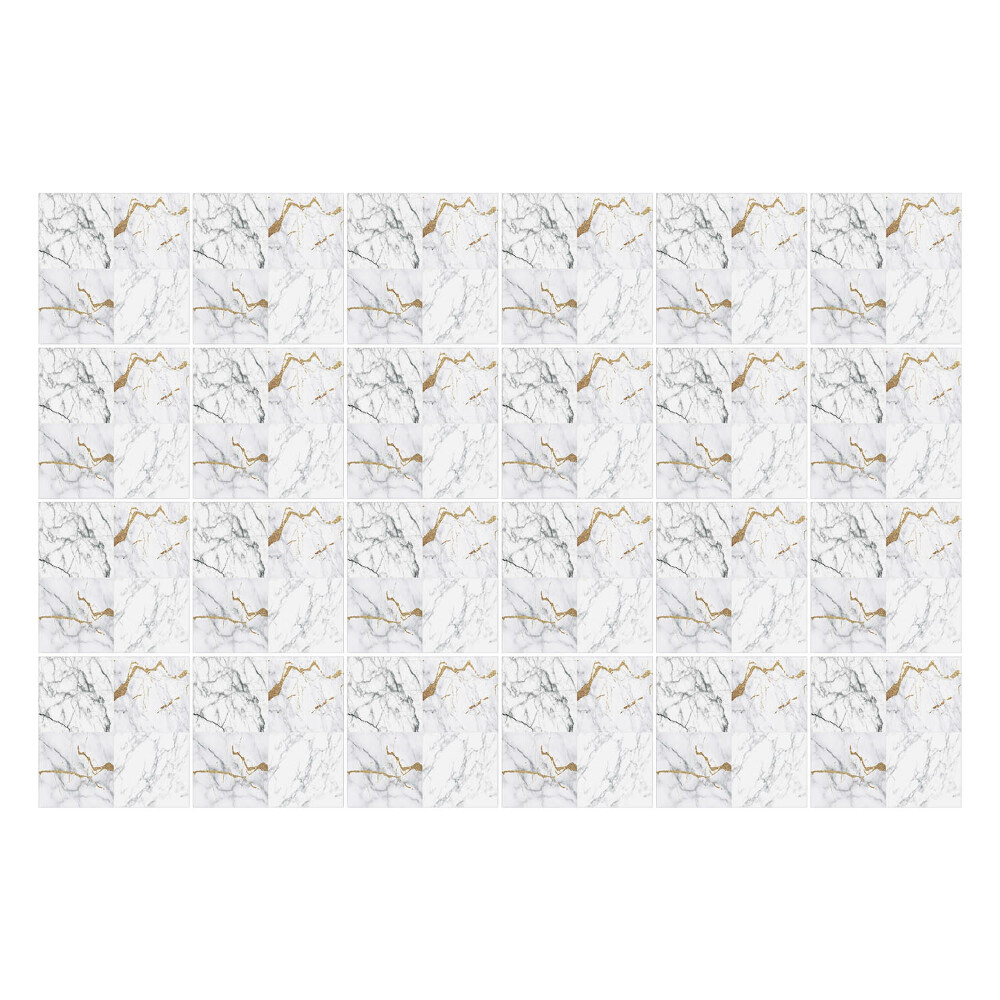 Autocolante gresie si faianta Valuri de marmură cu accent