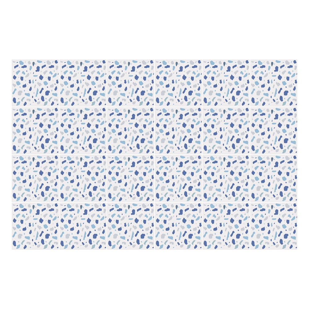 Autocolante pentru gresie Pete și forme abstracte