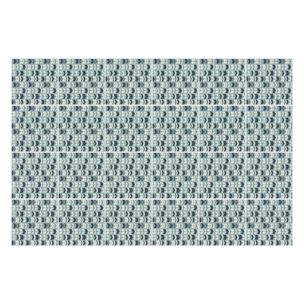 Autocolante gresie Unde geometrice în sistem