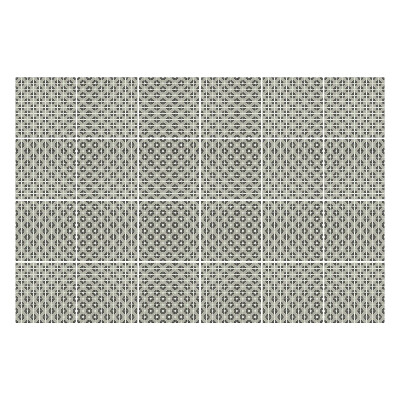 Autocolante pentru gresie Stele încrucișate