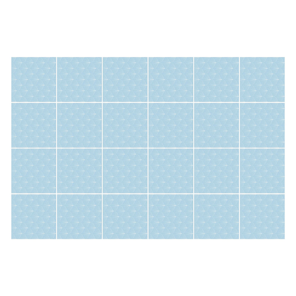 Autocolante pentru gresie Ochiuri triunghiulare