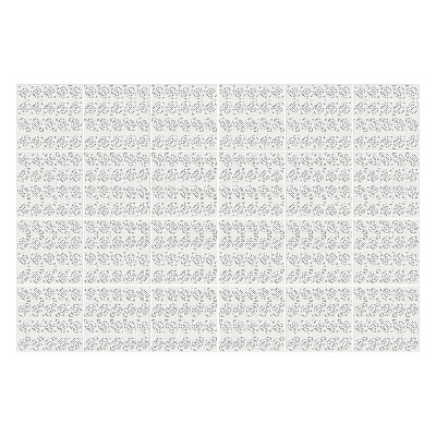 Autocolante pentru gresie Motiv cu frunze în ritm