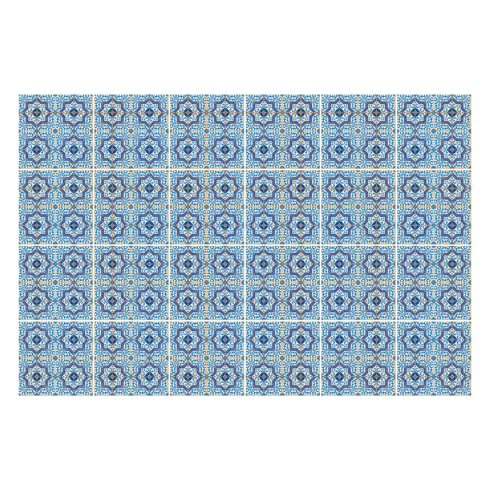 Autocolante gresie si faianta Motive florale geometrice