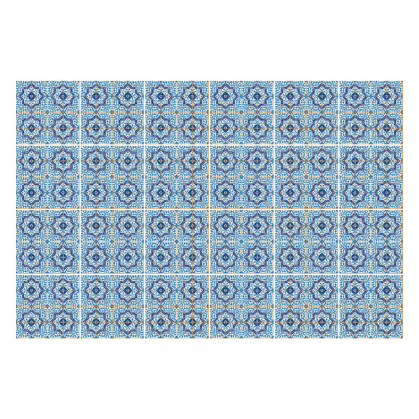 Autocolante gresie si faianta Motive florale geometrice