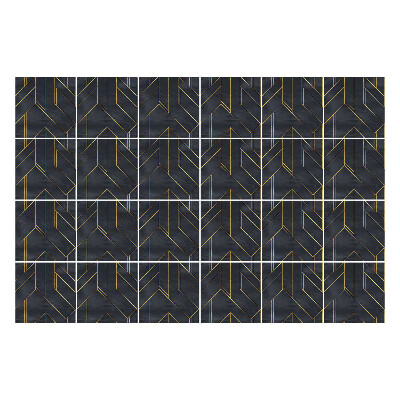 Autocolante gresie Geometrie în zig-zag