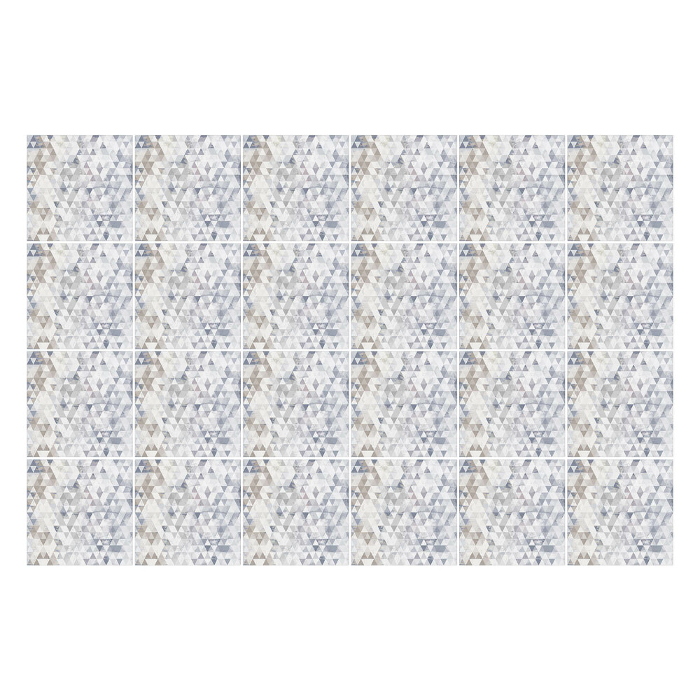 Autocolante pentru gresie Geometria triunghiului