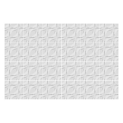 Autocolante pentru gresie Motive ondulate 3D