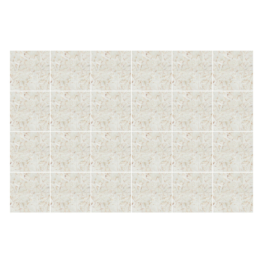 Autocolante gresie Frunze delicate din material textil