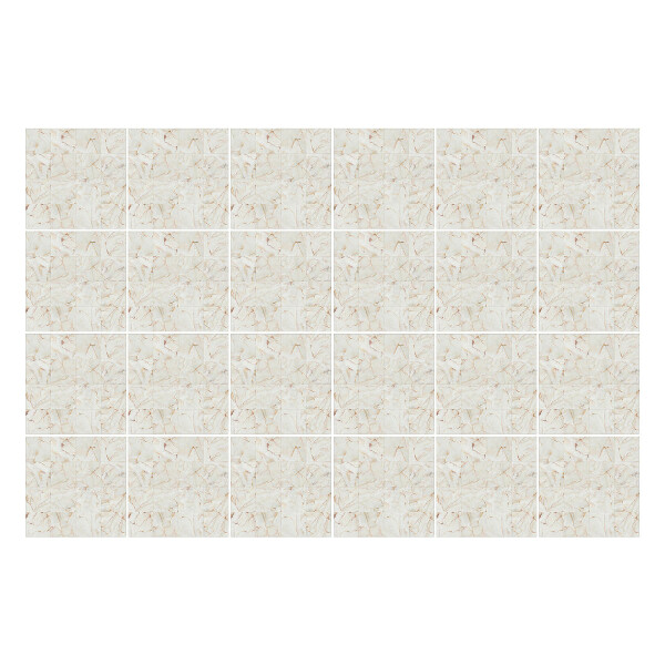Autocolante gresie Frunze delicate din material textil
