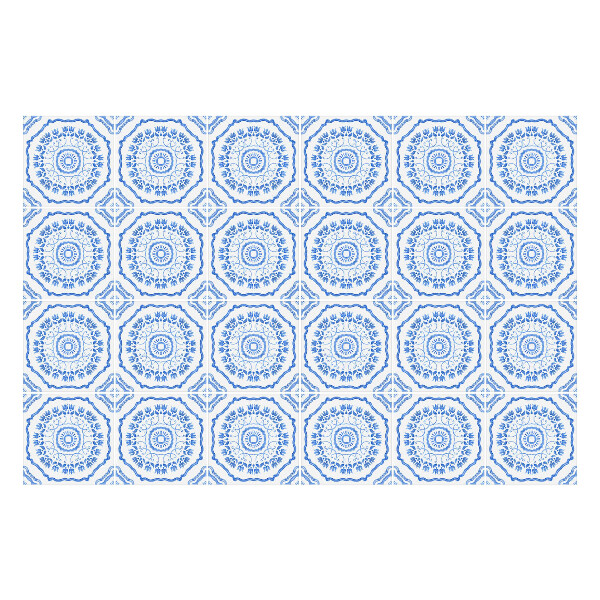 Autocolante pentru gresie Ornamente florale în gresie