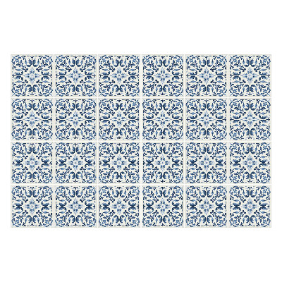 Autocolante gresie Placi albastre