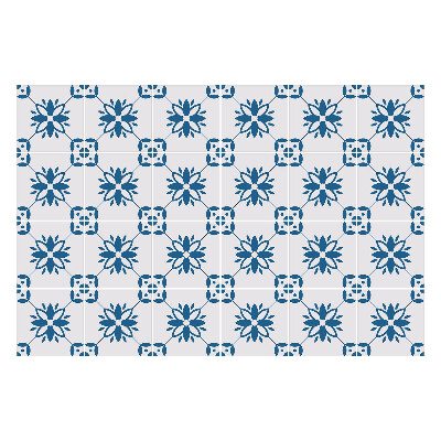 Autocolante pentru gresie Motive florale într-o plasă