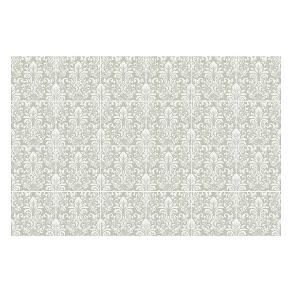 Autocolante pentru gresie Ornamente florale elegante