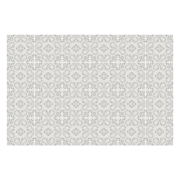 Autocolante pentru gresie Motive florale delicate