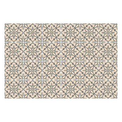 Autocolante pentru gresie Ornamente florale într-o plasă