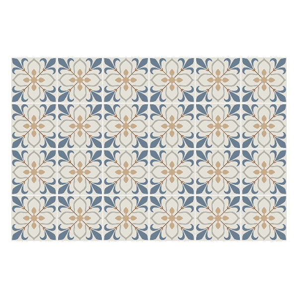 Autocolante gresie si faianta Motiv floral într-o plasă