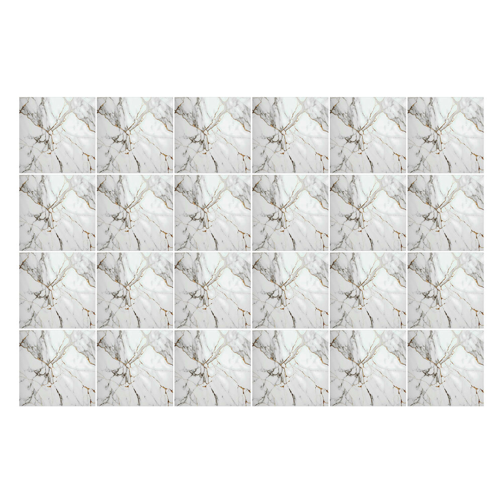 Autocolante gresie Motiv elegant din marmură