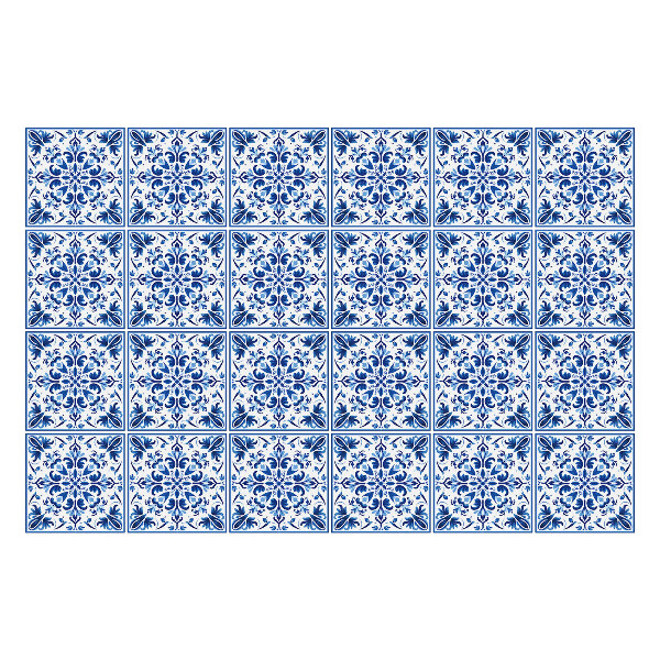 Autocolante gresie Placi bogat decorate