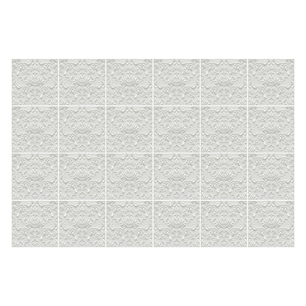 Autocolante pentru gresie Ornamente 3D elegante