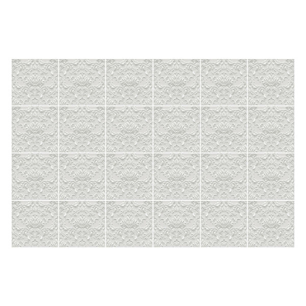 Autocolante pentru gresie Ornamente 3D elegante