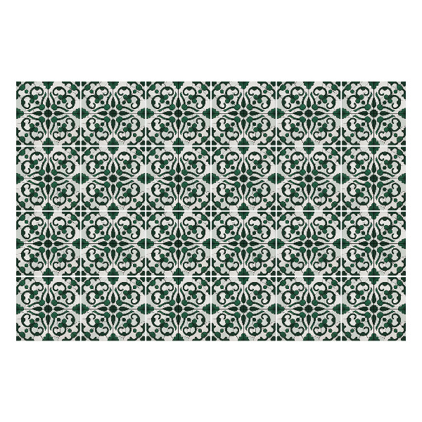 Autocolante gresie si faianta Motiv floral pe fundal