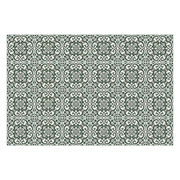 Autocolante gresie Ornamente răsucite într-o plasă