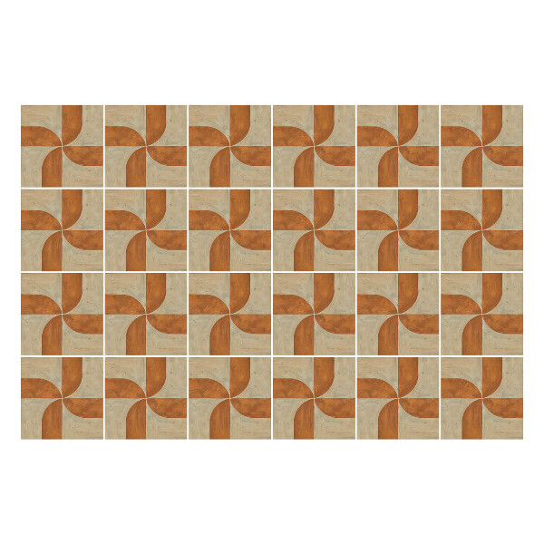 Autocolante gresie Geometrie cu arce