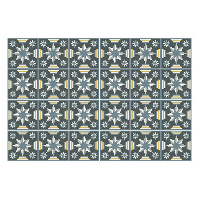 Autocolante gresie Stele și linii geometrice