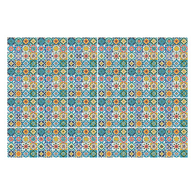 Autocolante gresie si faianta Mozaicuri florale în aranjament