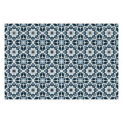 Autocolante gresie Motiv floral într-o plasă