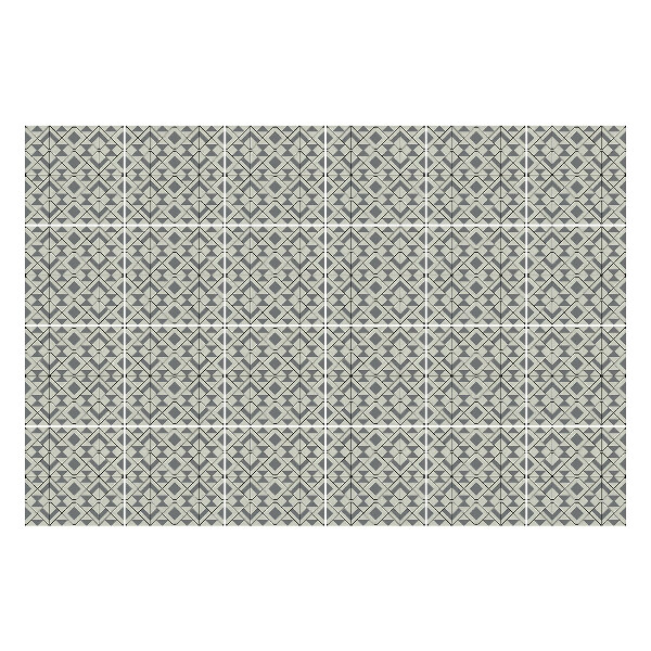 Autocolante gresie si faianta Romburi și pătrate geometrice