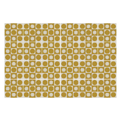 Autocolante pentru gresie Geometria cercurilor dintr-o grilă