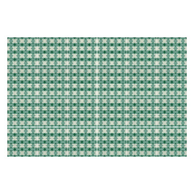 Autocolante gresie Figuri geometrice pe rând