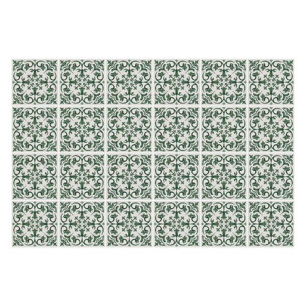 Autocolante pentru gresie Motive plante complexe