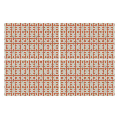 Autocolante gresie Romburi geometrice într-o grilă