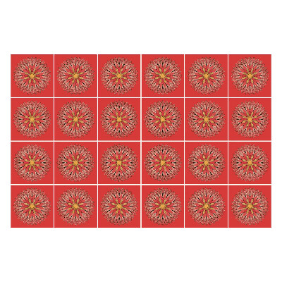 Autocolante gresie si faianta Modele florale